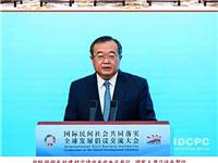 泰国华人青年商会会长李嘉淳受邀参加国际民间社会共同落实全球发展倡议交流大会