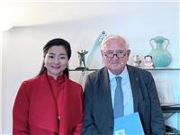 法国前总理拉法兰、前国会议员陈文雄、巴黎十三、十五区区长分别会见国际潮青联合会代表李红梅