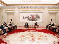 国务院侨务办公室主任陈旭亲切会见泰国华人青年商会会长李嘉淳一行