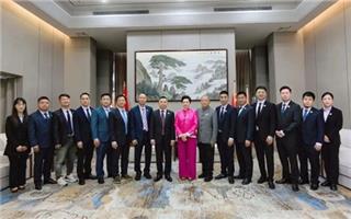 国际潮青联合会代表赴海南省潮青会交流访问