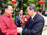 谢国民、林楚钦、李桂雄、黄迨光、徐惠深、李嘉淳、林玮等侨领出席中国驻泰使馆2026年新春招待会