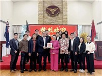 国际潮青联合会副会长李红梅到访澳洲潮州同乡会青年会